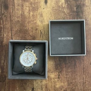 Michele Two-Tone  28 Diamond Watch